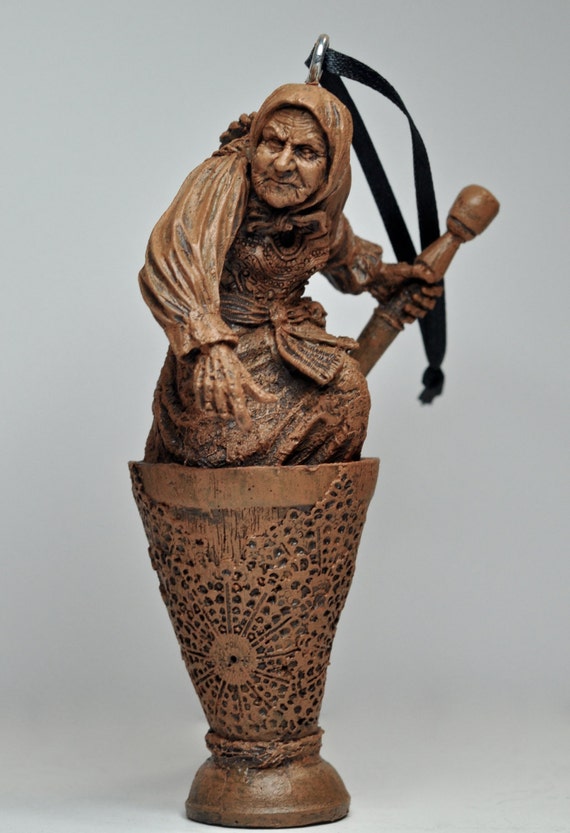 Baba Yaga Ornament