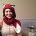 Crocheted Fox Scarf - Hat (Scat)
