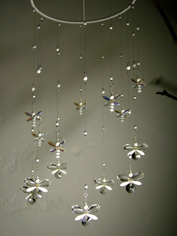 Wedding Mobile Nursery Decor Idea Fairy by MobileSuncatchers