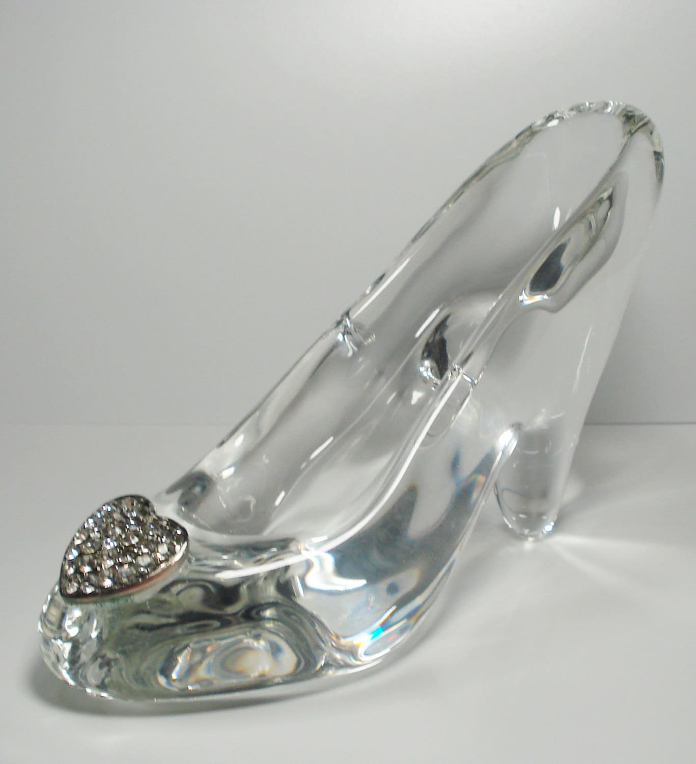 Cinderella Glass Slipper .925 Silver Heart Buckle by AOSDESIGN