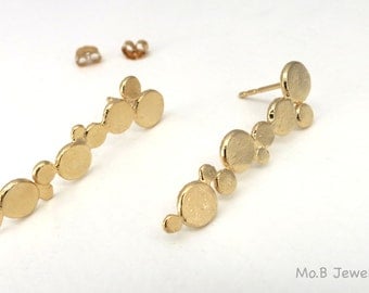 Nuance 14kt Gold Extra Small Icon Studs