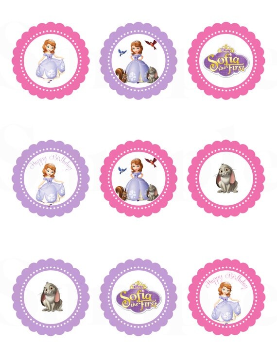 Items similar to Sofia the first Princess Birthday tea