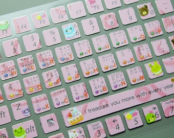 keyboard stickers etsy