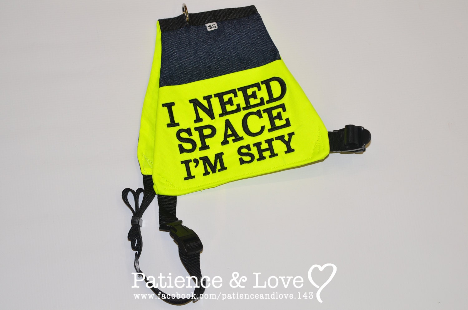 Vest for 25 to 90lb dogs I NEED SPACE Light by PatienceandLove143 Vest for 25 to 90lb dogs I NEED SPACE Light by PatienceandLove143