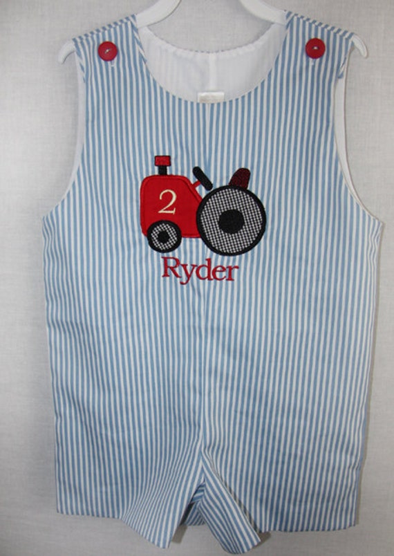 Tractor Onesie Tractor Birthday Baby Boy Clothes Boys