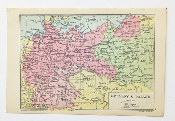 Small Germany Map Poland Map1930 S Map Of Germany Map