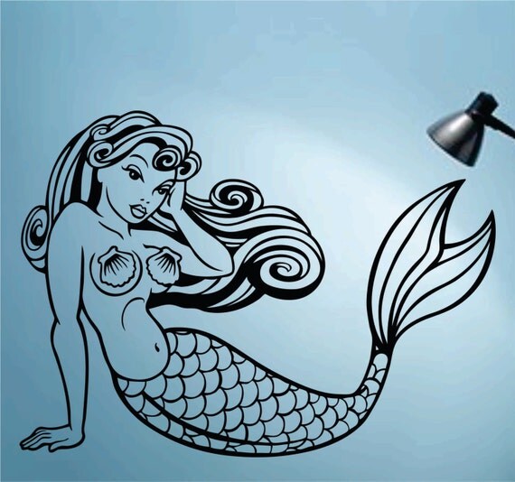 Mermaid Version 101 Vinyl Wall Decal Sticker Decal Stickers