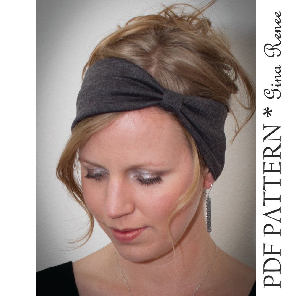 Sewing Headbands Pattern | headband sewing pattern ear warmer pattern pdf sewing Sewing Headbands Pattern | headband sewing pattern ear warmer pattern pdf sewing