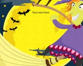 Holloween ClipArt "HALLOWEEN CLIP ART" pack,witch,sweet,haunting, pumpkin, cat, bat for card invitations,scrapbooking and paper crafts Hs014 Il_170x135