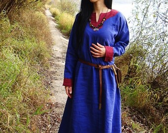 Early Medieval Scandinavian coat for woman by SlavMedievalShop