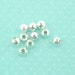 sterling silver bead - 10pcs - 6mm faceted ball spacer bead - sterling silver disco ball bead - silver spacer bead - multi faceted bead