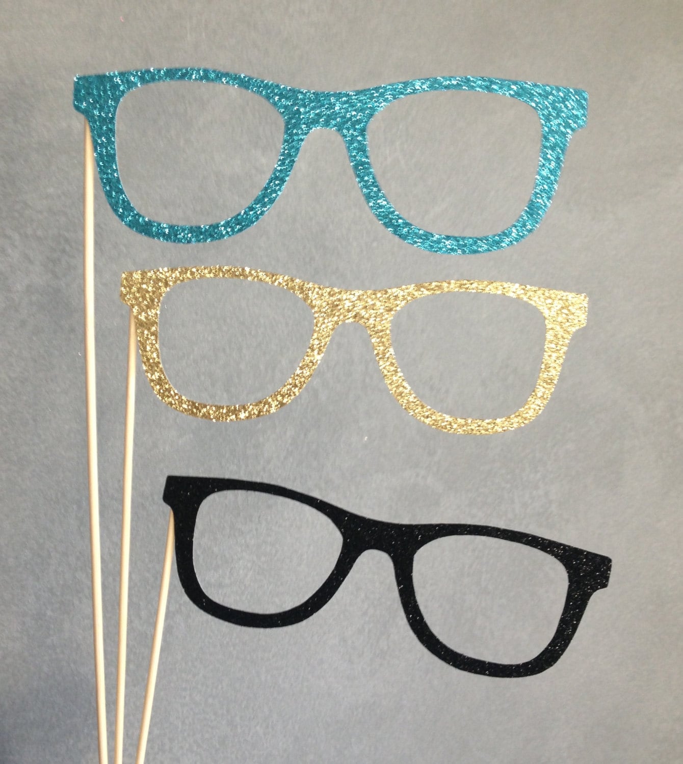 Glitter Sunglass Photo Booth Props Wedding by PrettyCollected