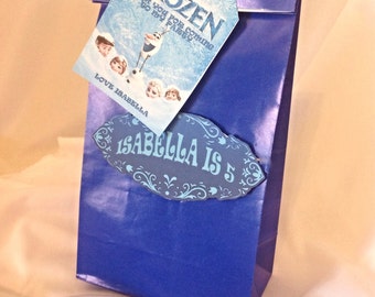 PRINTABLE- Frozen Goody Bag Decorations