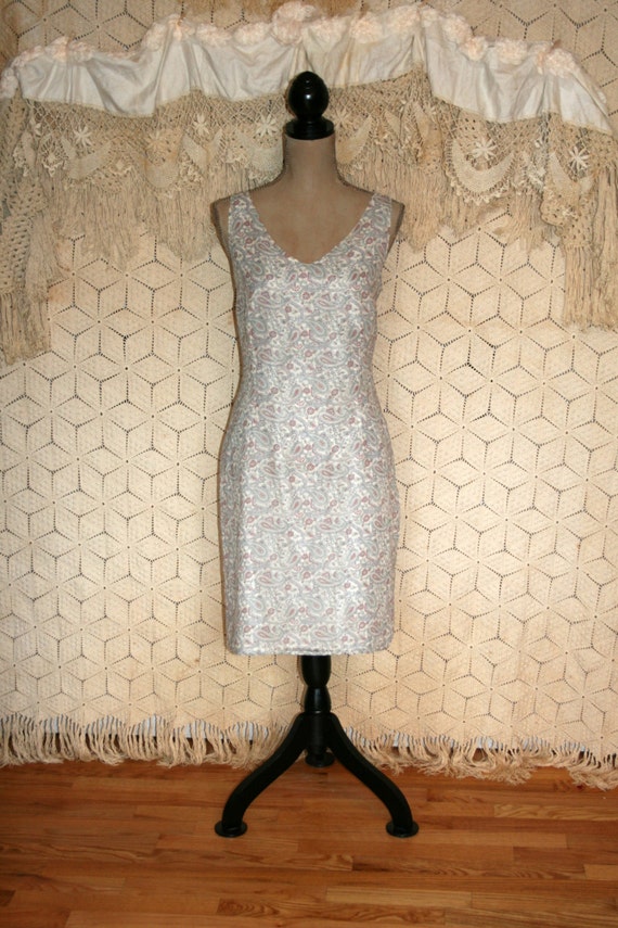 NWT Silk Dress Spring Dress Paisley Dress Sleeveless Dress