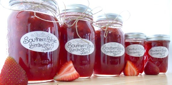 Organic Strawberry Jam All Natural Jam Strawberry Jam Homemade Jam Fresh Jam