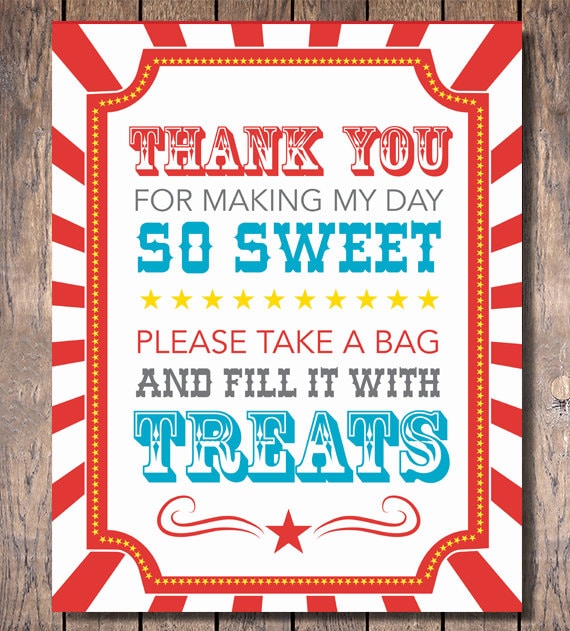 ideas themed christmas photo shoot Instant Download Buffet Party Carnival Sign Candy