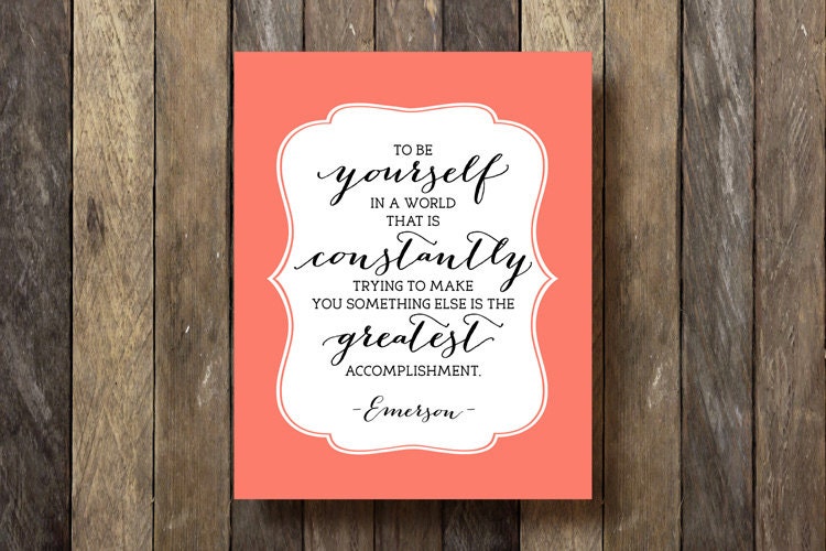 Inspirational Quote Print Printable Art by TheLionAndTheLark