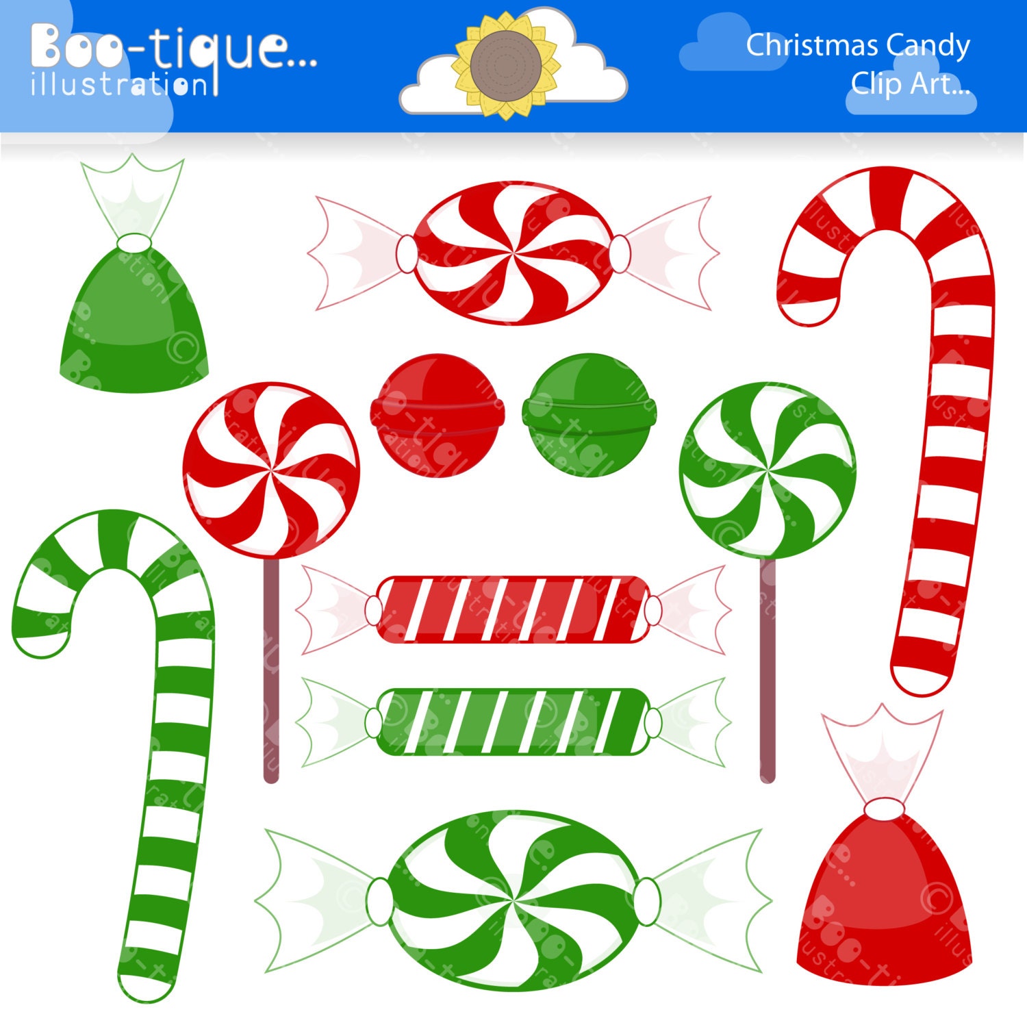 christmas candy clipart - photo #31