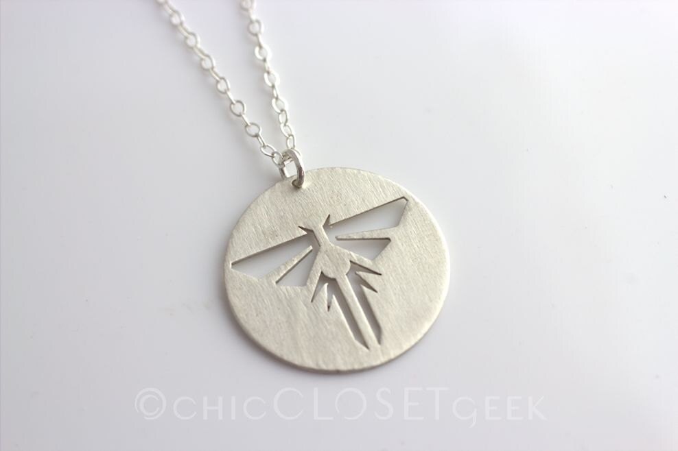 The Last of Us Firefly Necklace Sterling Silver by chicclosetgeek