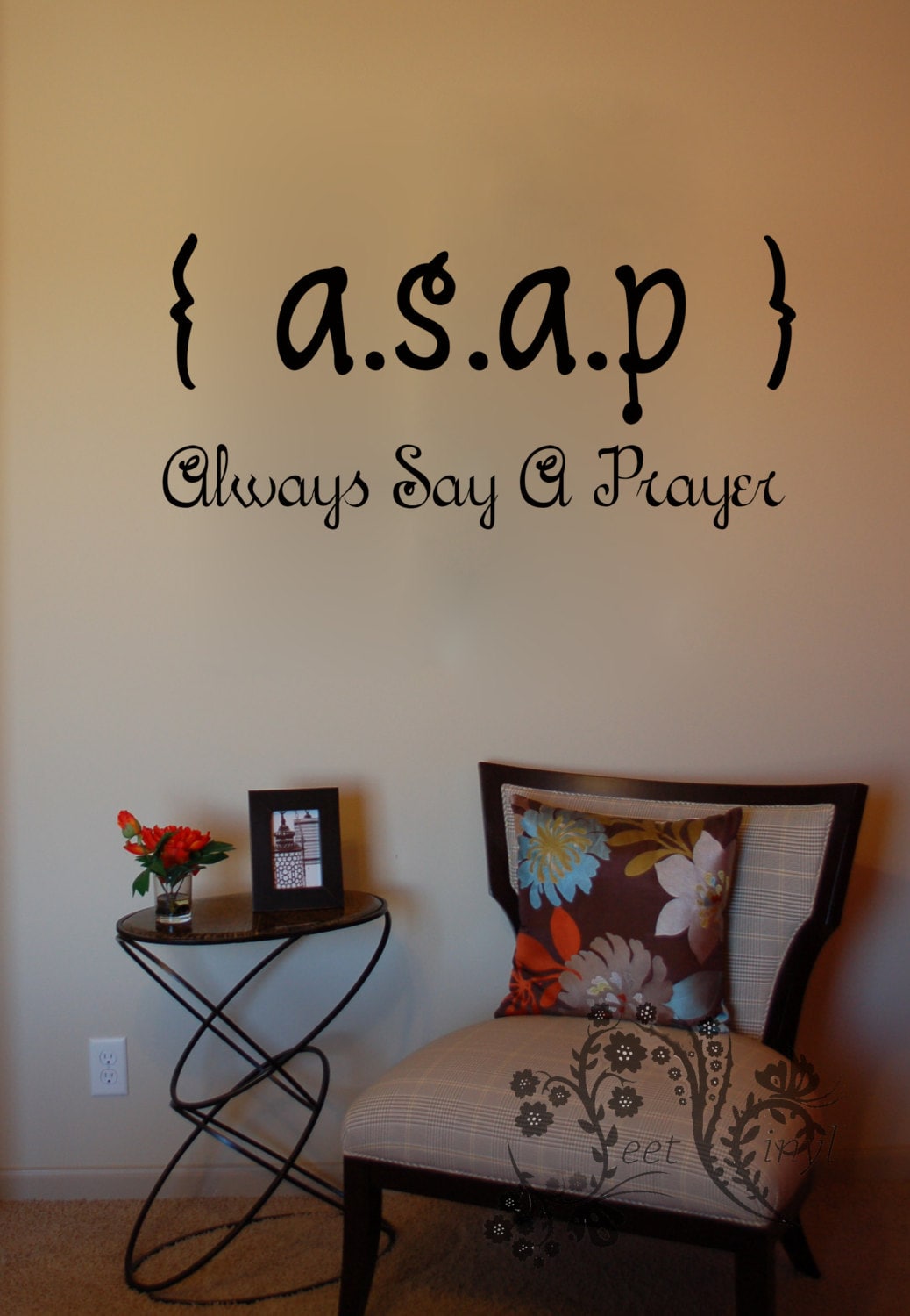 ASAP Always Say A Prayer Wall Decals Wall Vinyl Wall