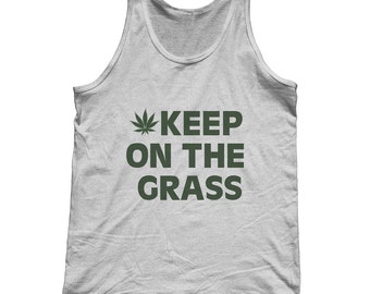 Marijuana Print Tank Top