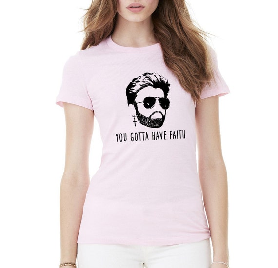 Download George Michael t-shirt Gotta Have Faith FITTED tee musician
