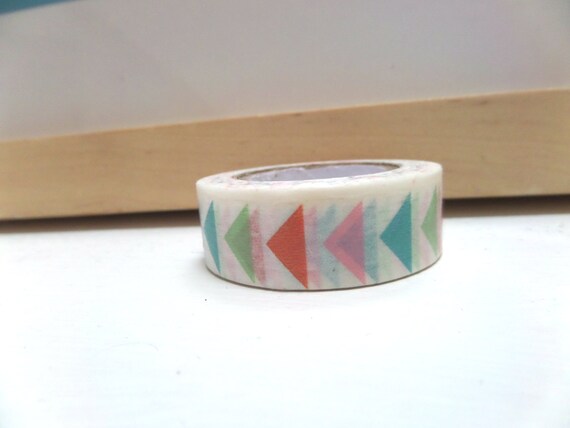 Washi Tape. Triangles. Deco Tape. Japanese Masking Tape.