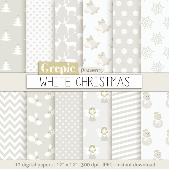 Digital Scrapbook Kit - White Christmas