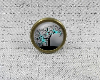 TREE OF LIFE - Drawer Knobs Pulls Handles / Kitchen Cabinet Knobs Handle Pull / Antique Brass Dresser Drawer Knobs Pulls Handles Hardware