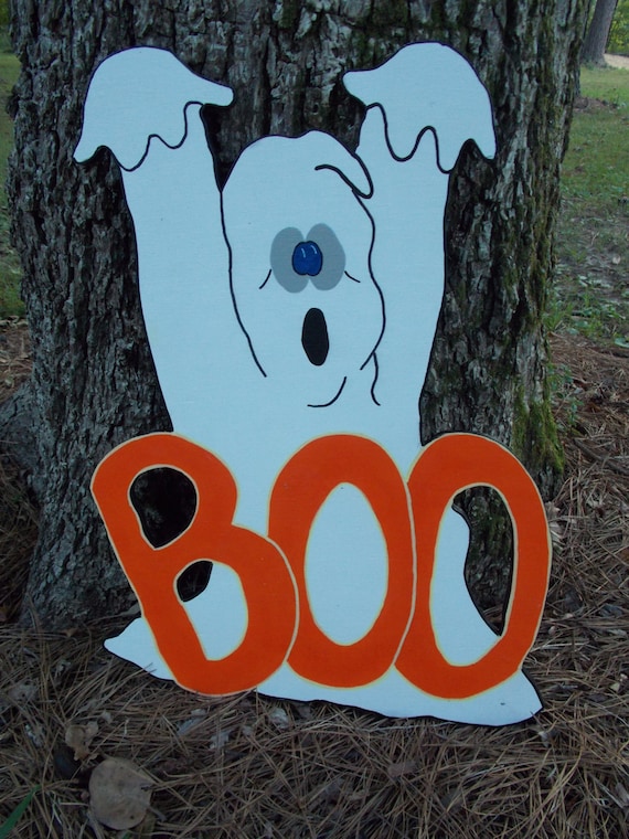 Wooden Halloween Yard Art By Lulubellesyardart On Etsy