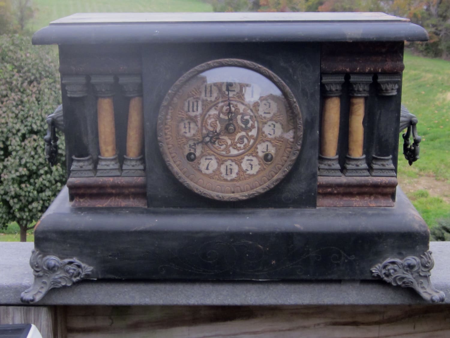 Early 1900 Era Sessions 8 Day Mantle Clock by LeftoverStuff