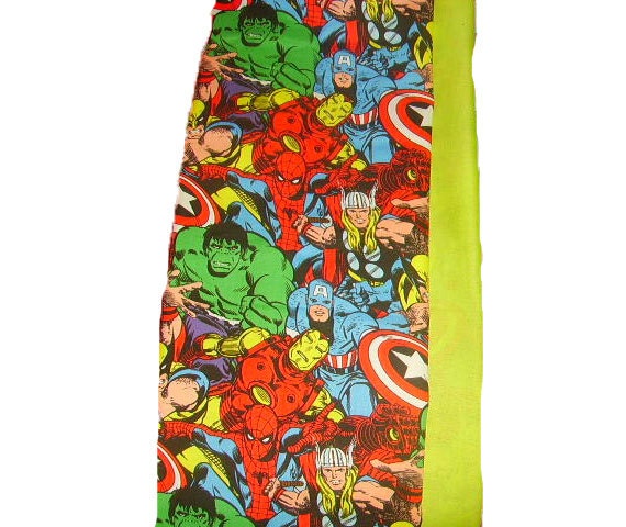 Items similar to Superhero Infant Blanket Spiderman Hulk Baby Blanket ...