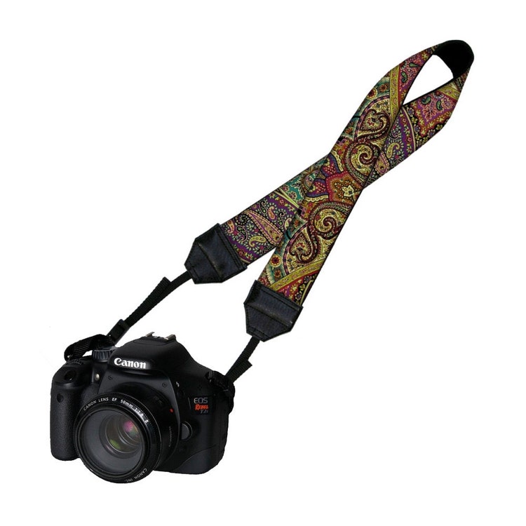 SET Dslr Camera Bag and Dslr Camera Strap by janinekingdesigns