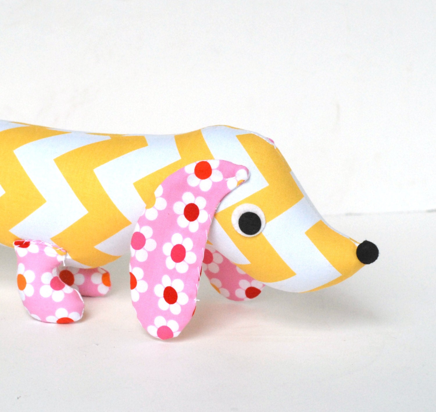 stuffed wiener dog toy