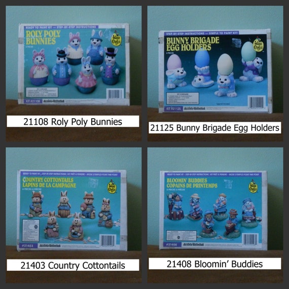 Accent Unlimited Wee Crafts Easter Figurines 2 1 kit