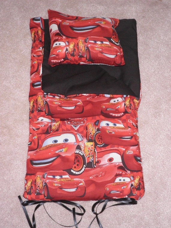 Handmade Sleeping Bag Cars fits 18 inch Doll Like American