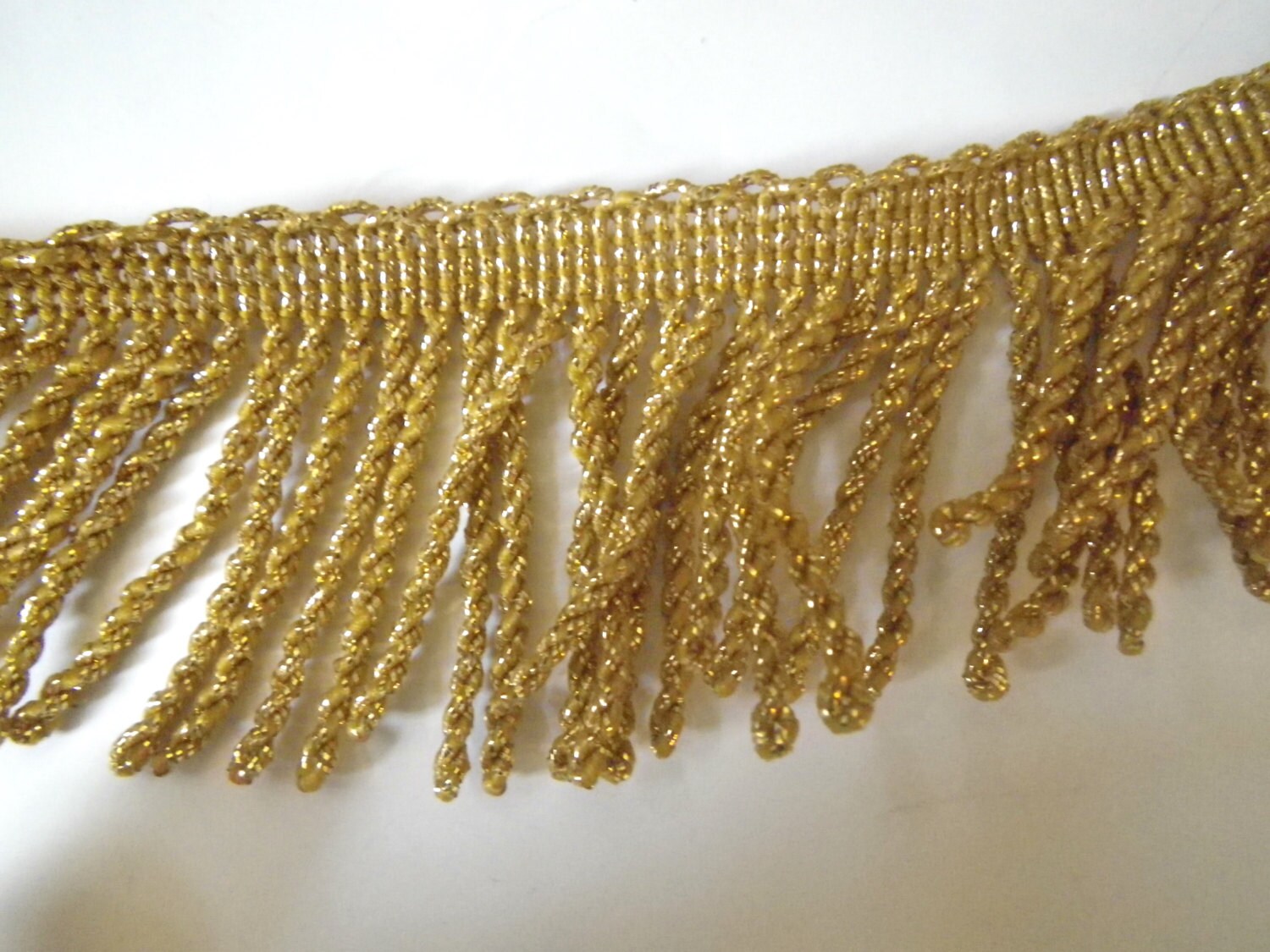 Gold Fringe Trim Upholstery Clothing Trim