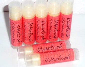 Warlock Solid Perfume Fragrance Stick .15 Ounce Tube Paraben Free Geek Scents
