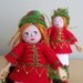 Christmas Felt Hanging Ornament Santa's Elf Hanging Ornament Christmas Holiday decoration
