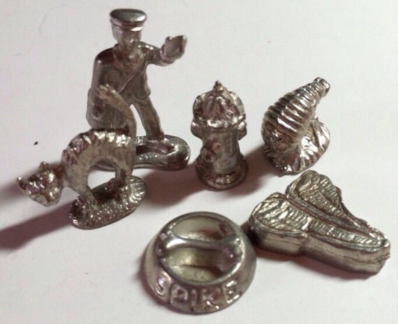 Dog Monopoly Game Pieces by heavensentcrafts on Etsy