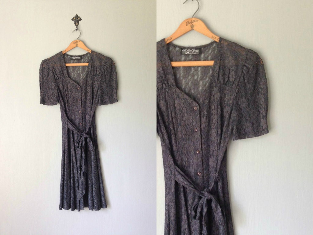 Vintage ALL THAT JAZZ Dress 1990s Clothing 1940s Style