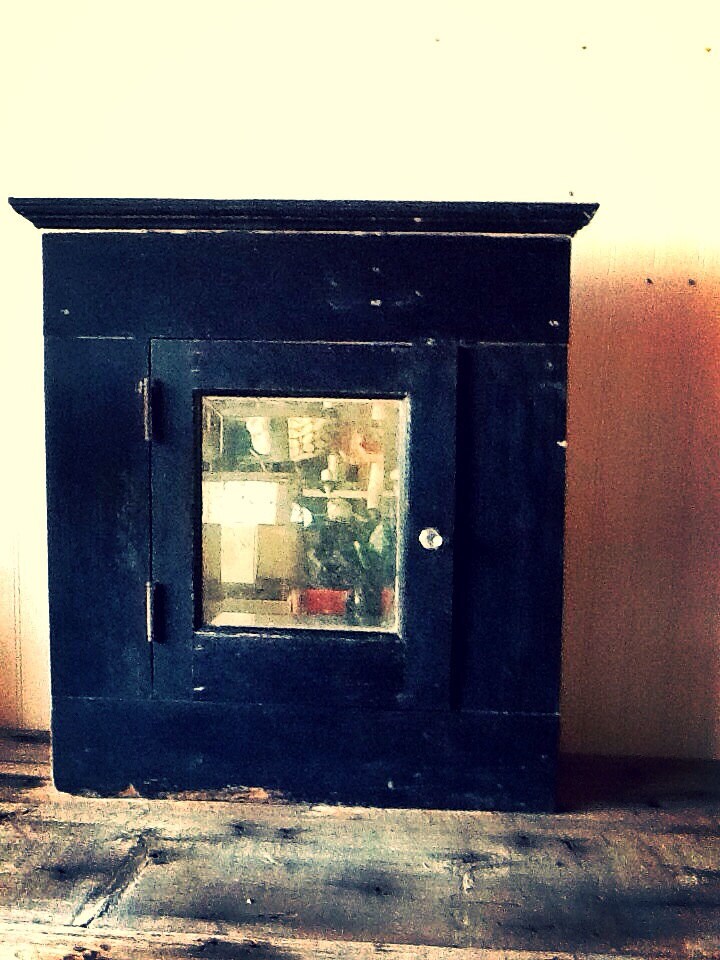 Antique Victorian Medicine Beveled by vagabondsandcaravans