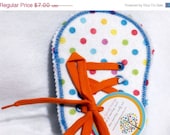 Christmas in July Sale Felt Polka Dot Learn to Tie Your Shoe Great Educational learning toy Il_170x135