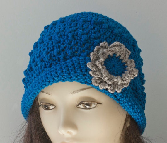 Download Easy Hat Crochet Pattern Crochet Cloche Pattern Flower Pin