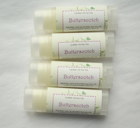 Butterscotch Lip Balm, seasonal