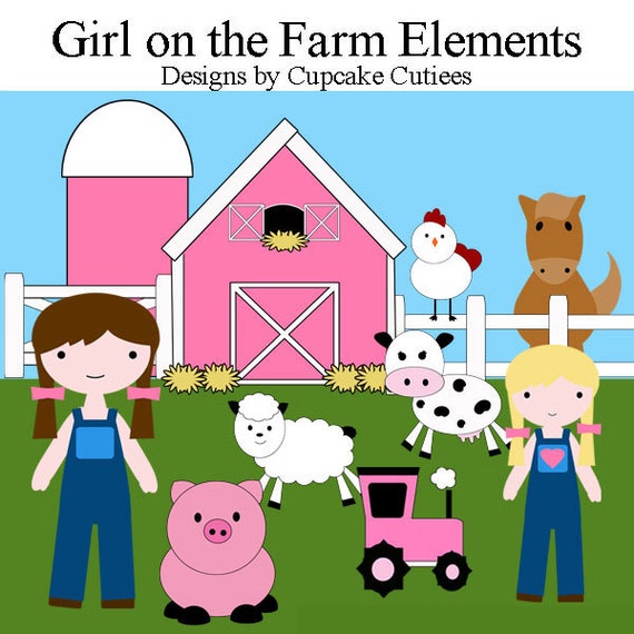 free farm girl clipart - photo #40