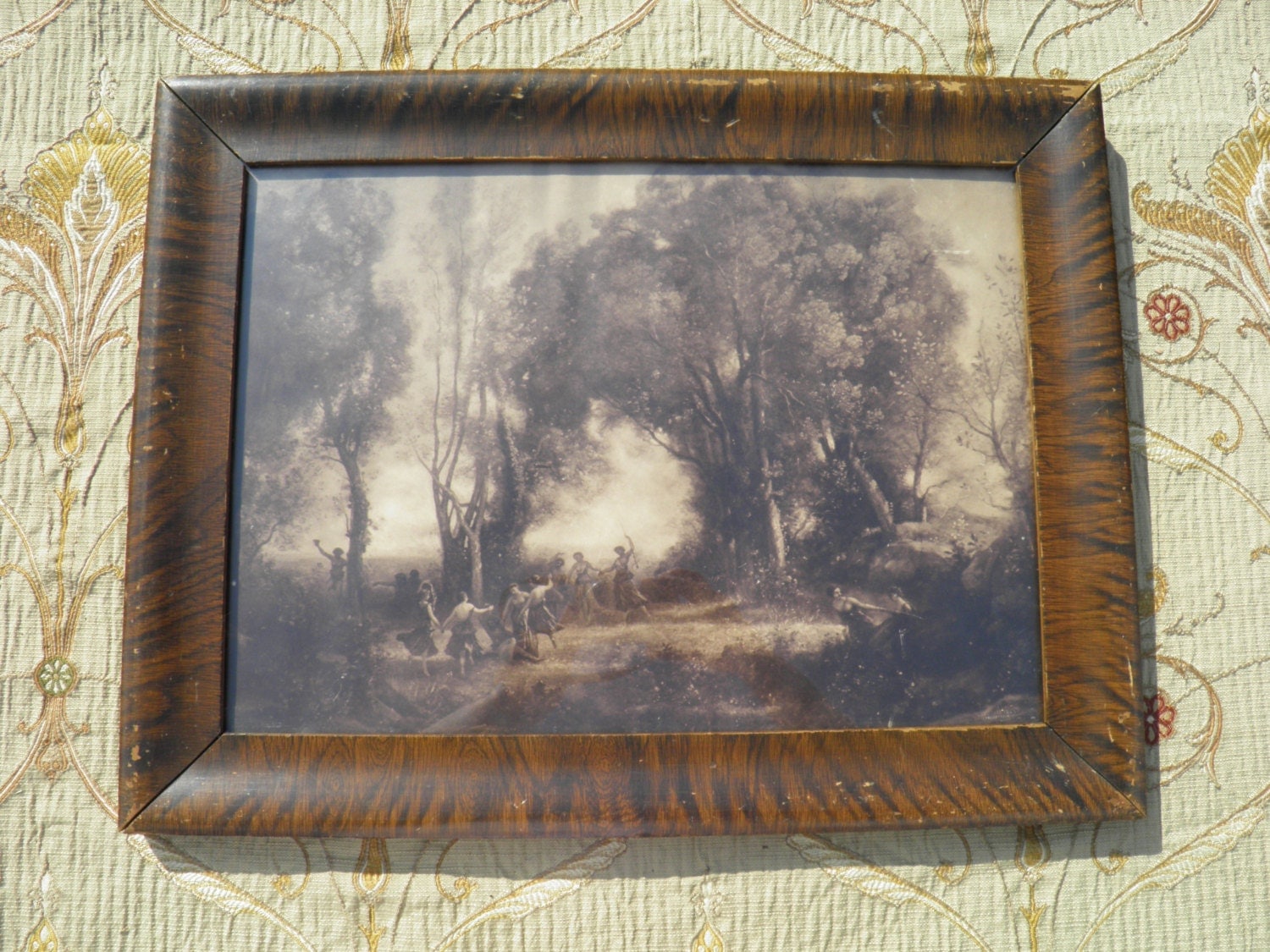 1910 Alfred S. Campbell Art Co. Antique Framed Print