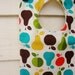 Baby Bib: Apple and Pear Print SALE