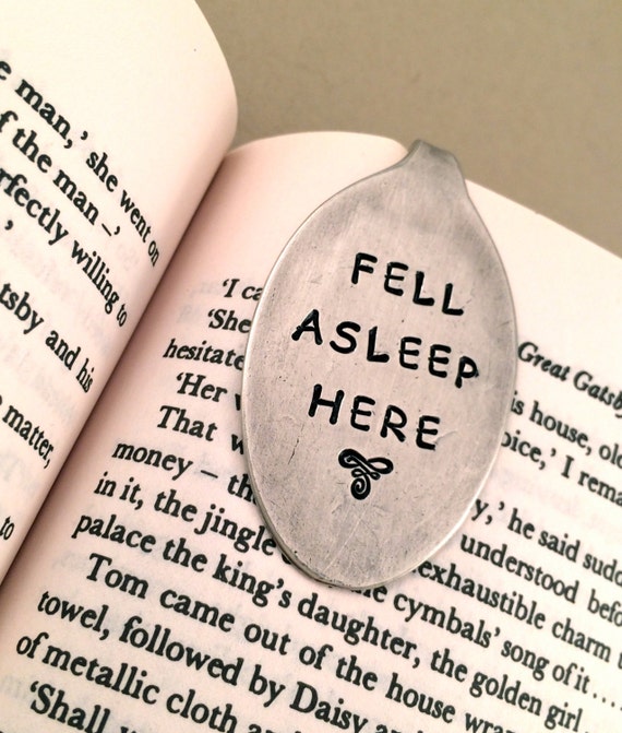 Fell Asleep Here Bookmark