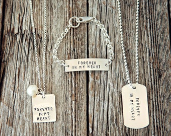 Forever in My Heart, Birth Parent Jewelry, Remembrance Jewelry, Bereavement Jewelry, Adoption Gifts, Forever in My Heart Necklace, Baby Gift